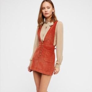 Free People, Romper, Overall, Skirt, Rust colored